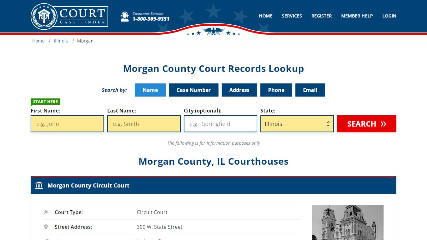 Morgan County Court Records | IL Case Lookup