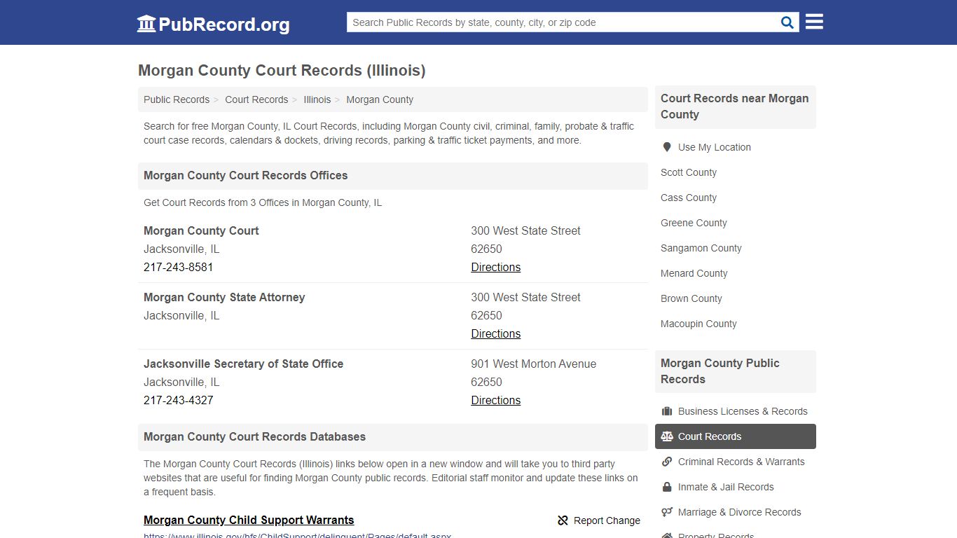 Free Morgan County Court Records (Illinois Court Records) - PubRecord.org