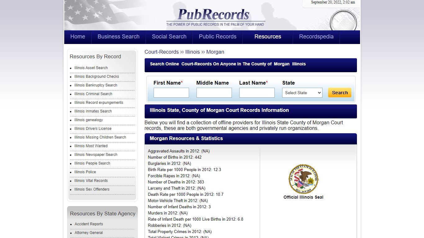 Morgan County, Illinois Court Records